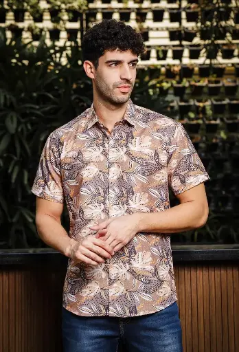 MEN'S EXCLUSIVE COTTAN PRINTED STYLISH SHIRT